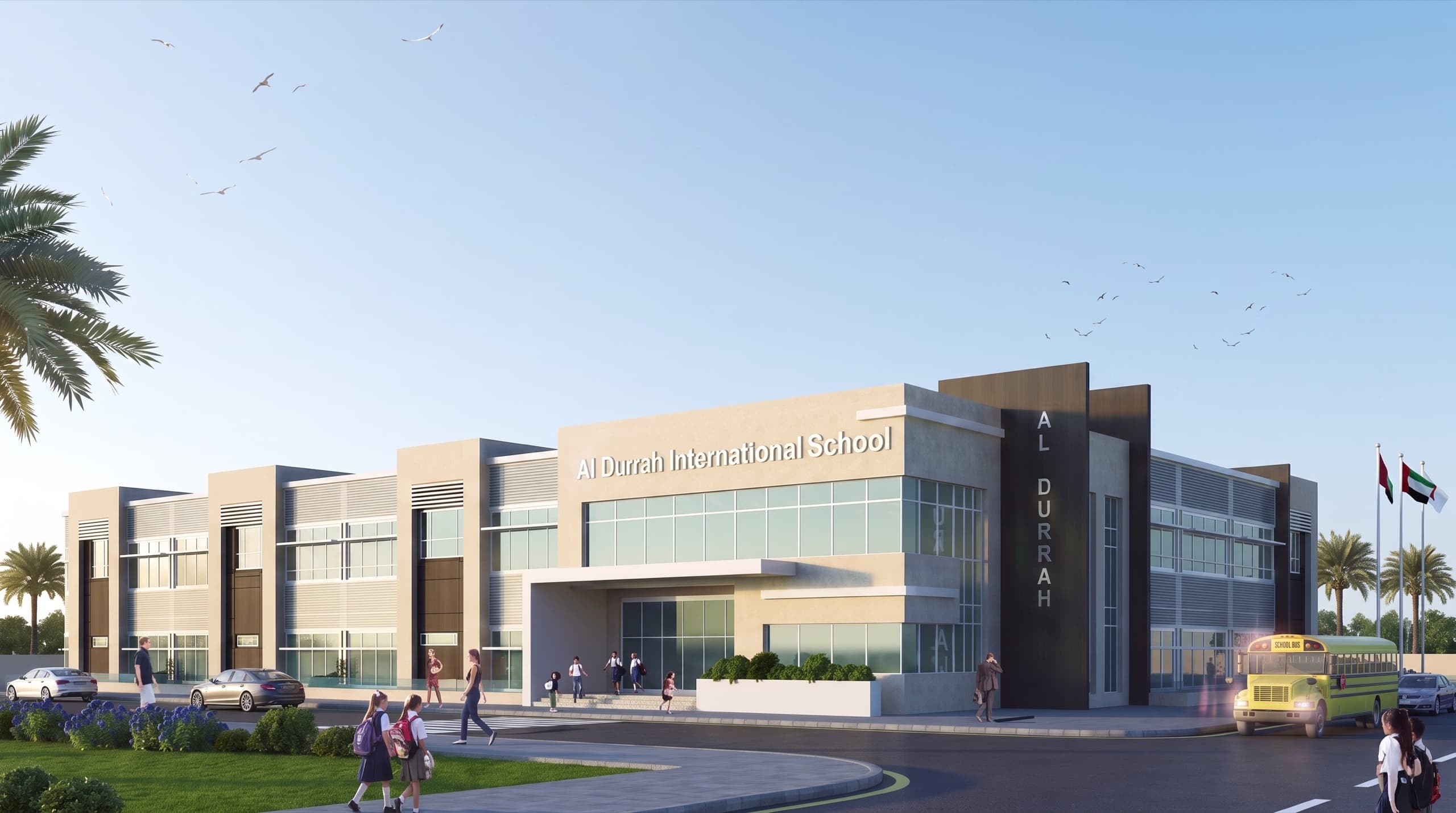 Al Durrah International School, Sharjah — education project by Manolia Group, view 1 of 3
