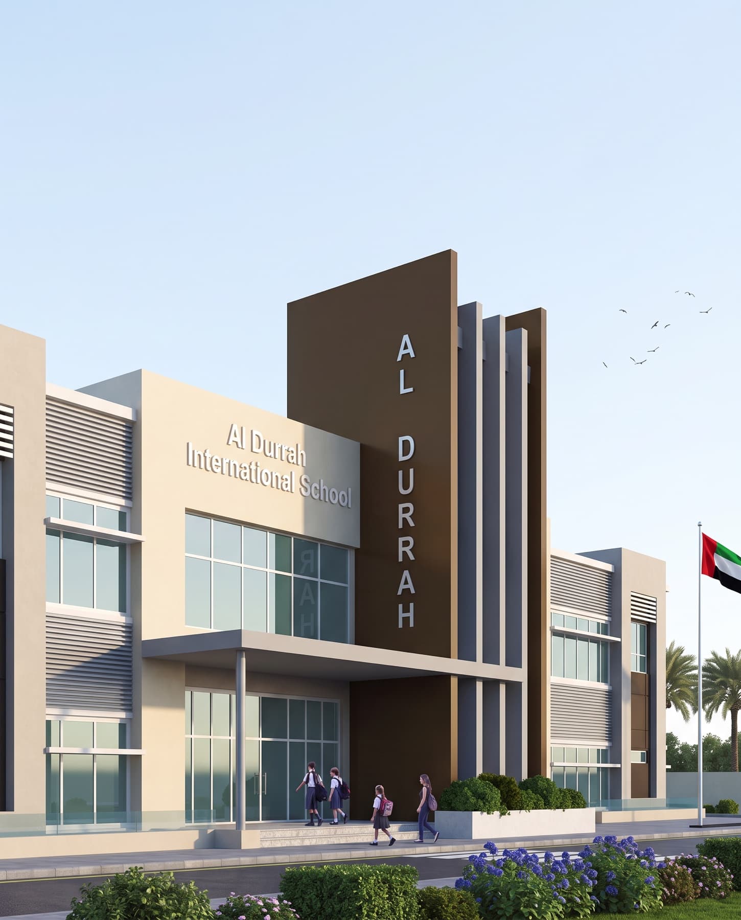 Al Durrah International School, Sharjah — education project by Manolia Group, view 2 of 3