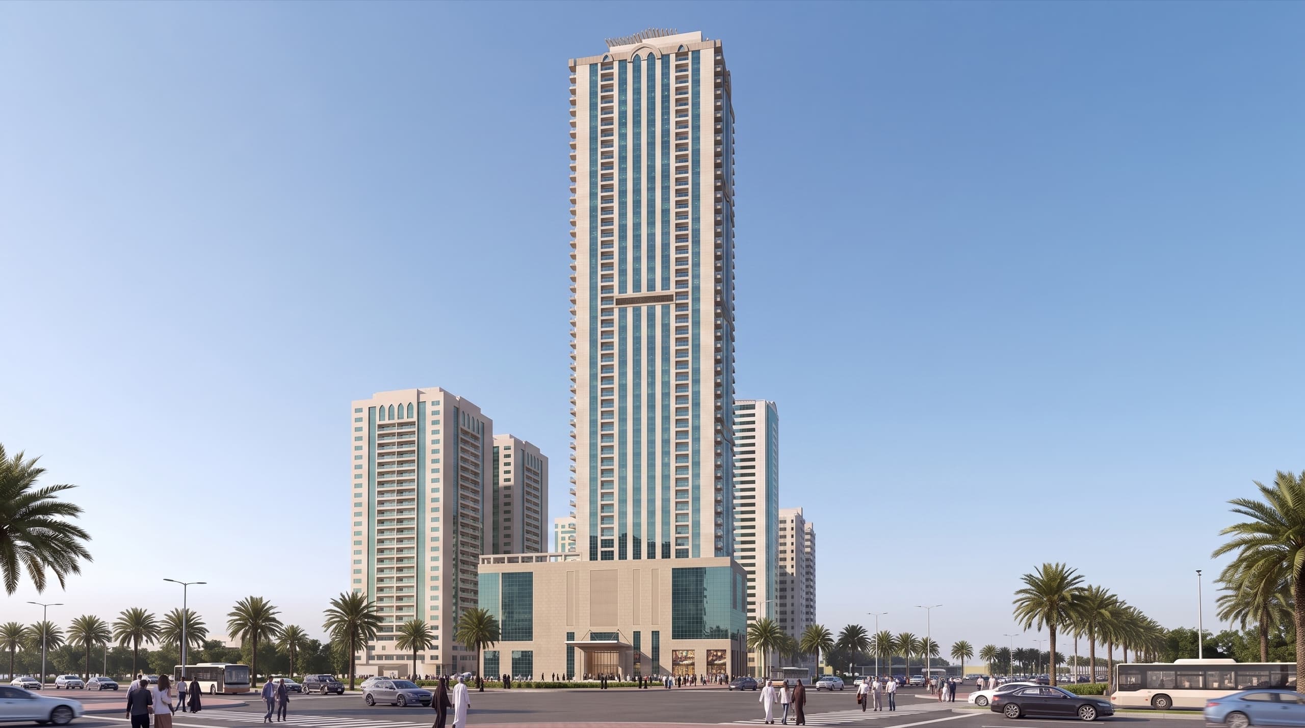 Al Salam Tower, Sharjah — residential project by Manolia Group, view 1 of 4