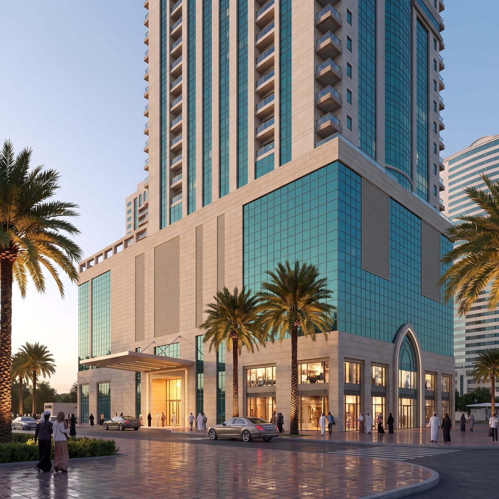 Al Salam Tower, Sharjah — residential project by Manolia Group, view 3 of 4