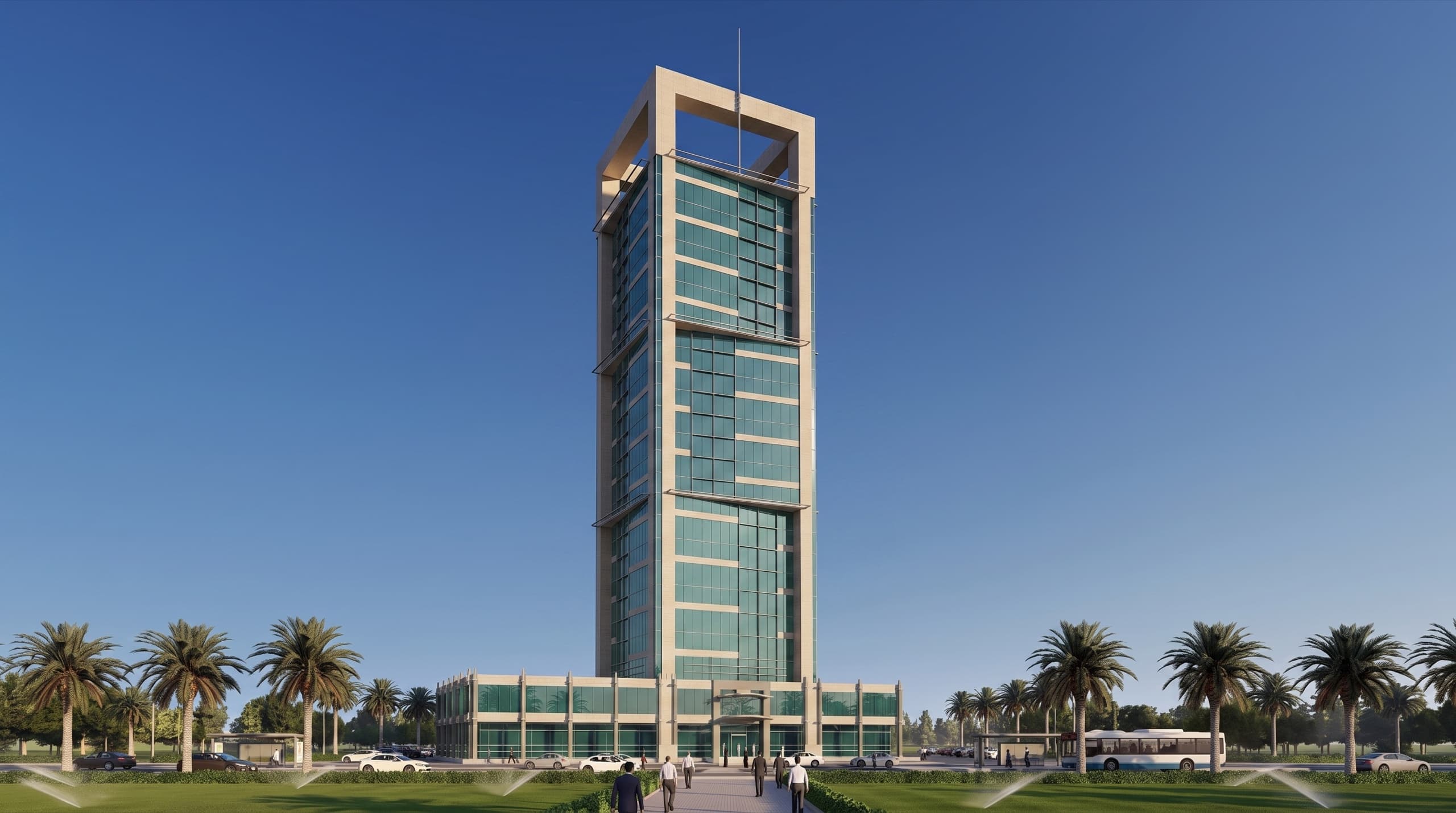 Office Tower, Abu Dhabi — commercial project by Manolia Group, view 1 of 5