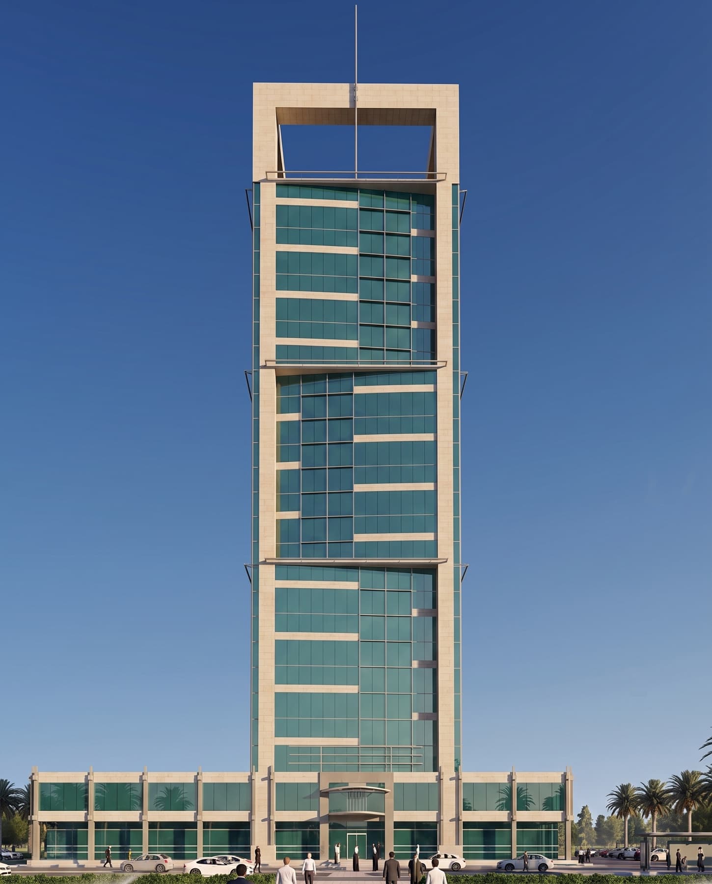 Office Tower, Abu Dhabi — commercial project by Manolia Group, view 2 of 5