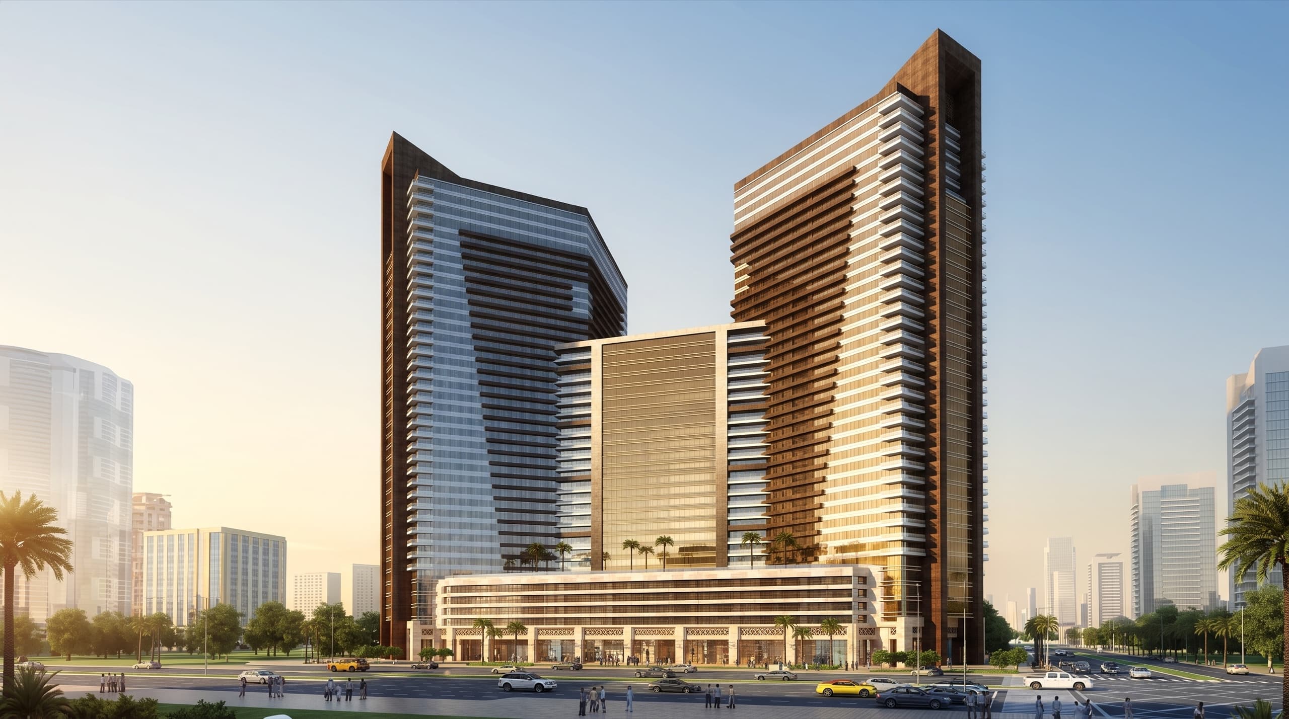 Sharjah Gate Tower, Sharjah — residential project by Manolia Group, view 1 of 3