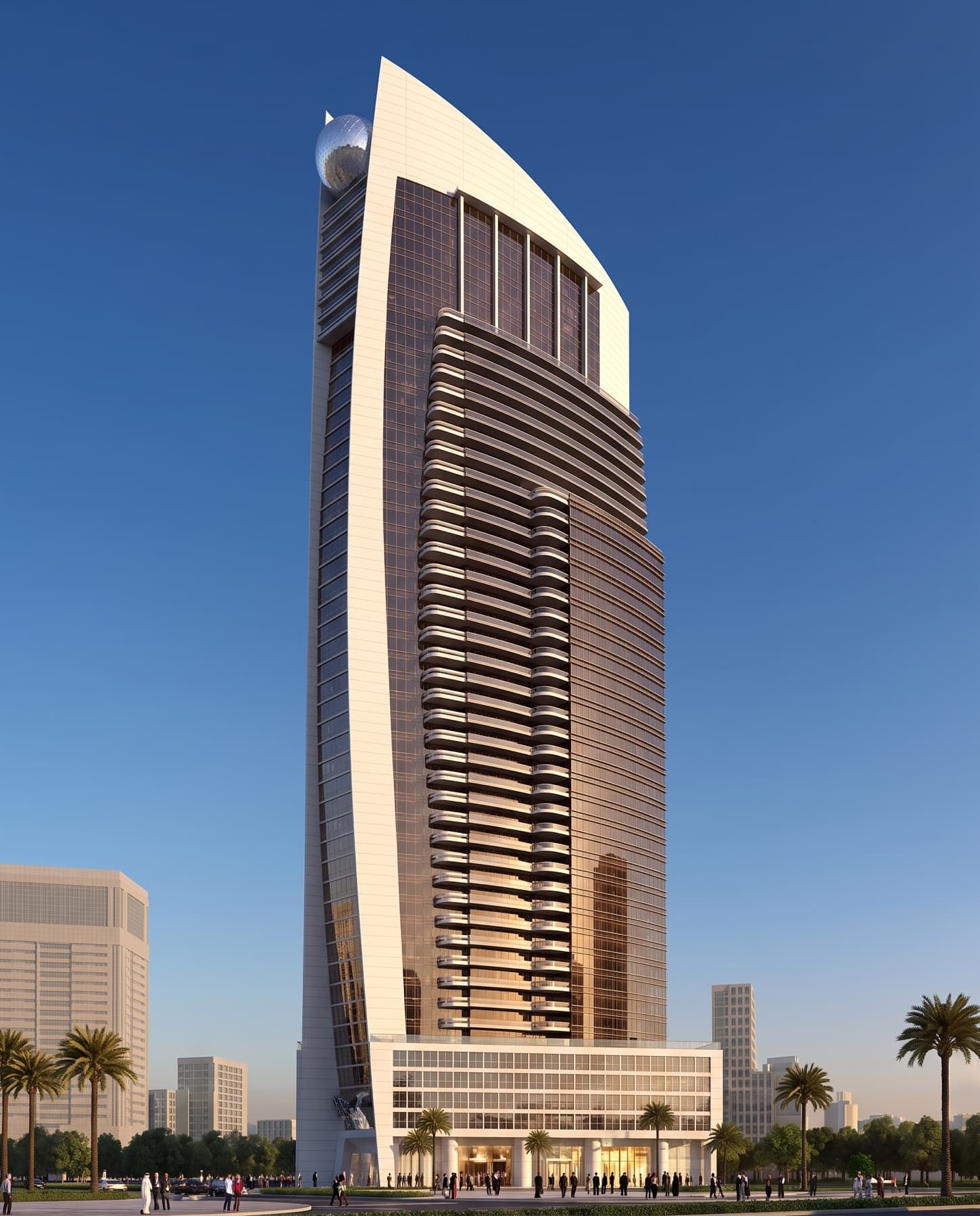 Al Mazroaa Tower, Sharjah — residential project by Manolia Group, view 2 of 4
