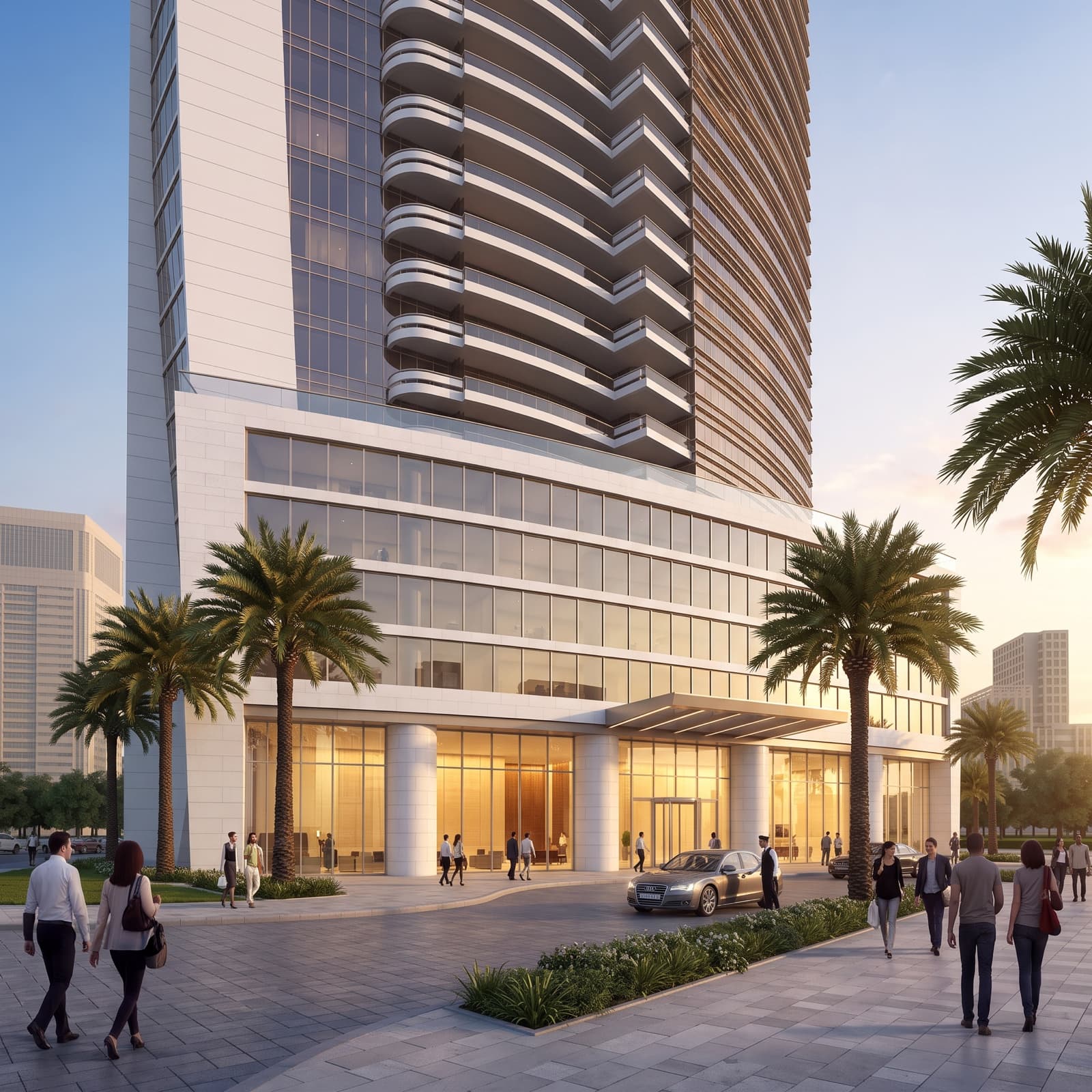 Al Mazroaa Tower, Sharjah — residential project by Manolia Group, view 3 of 4